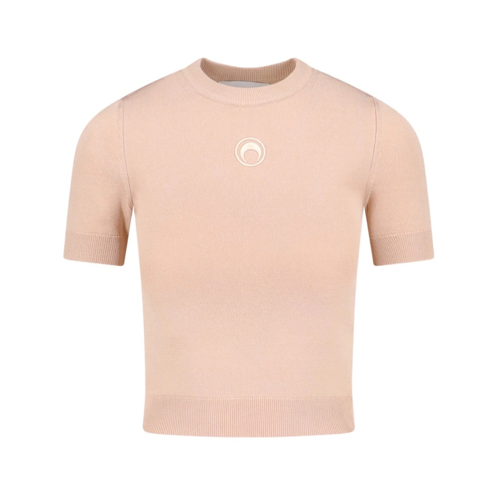 New Marine Serre Short Sleeve Crewneck Top